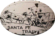 Santa Fe Trail Oval Sign